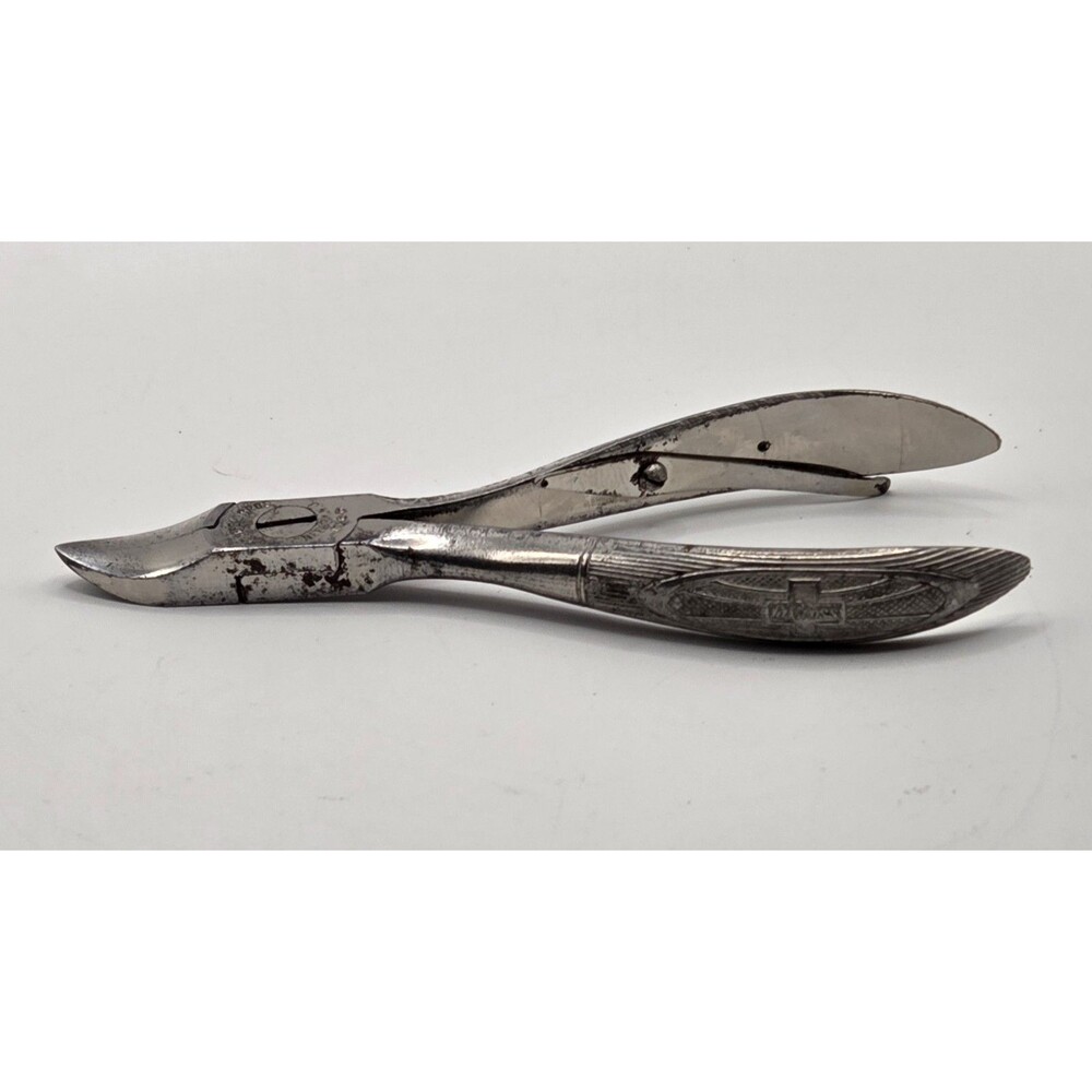 Vintage Schnefel Bros La Cross 1066 Nail Nipper Clipper Newark NJ Forged Steel